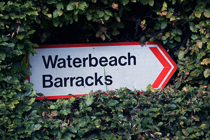 Photograph of Waterbeach Barracks Sign Post